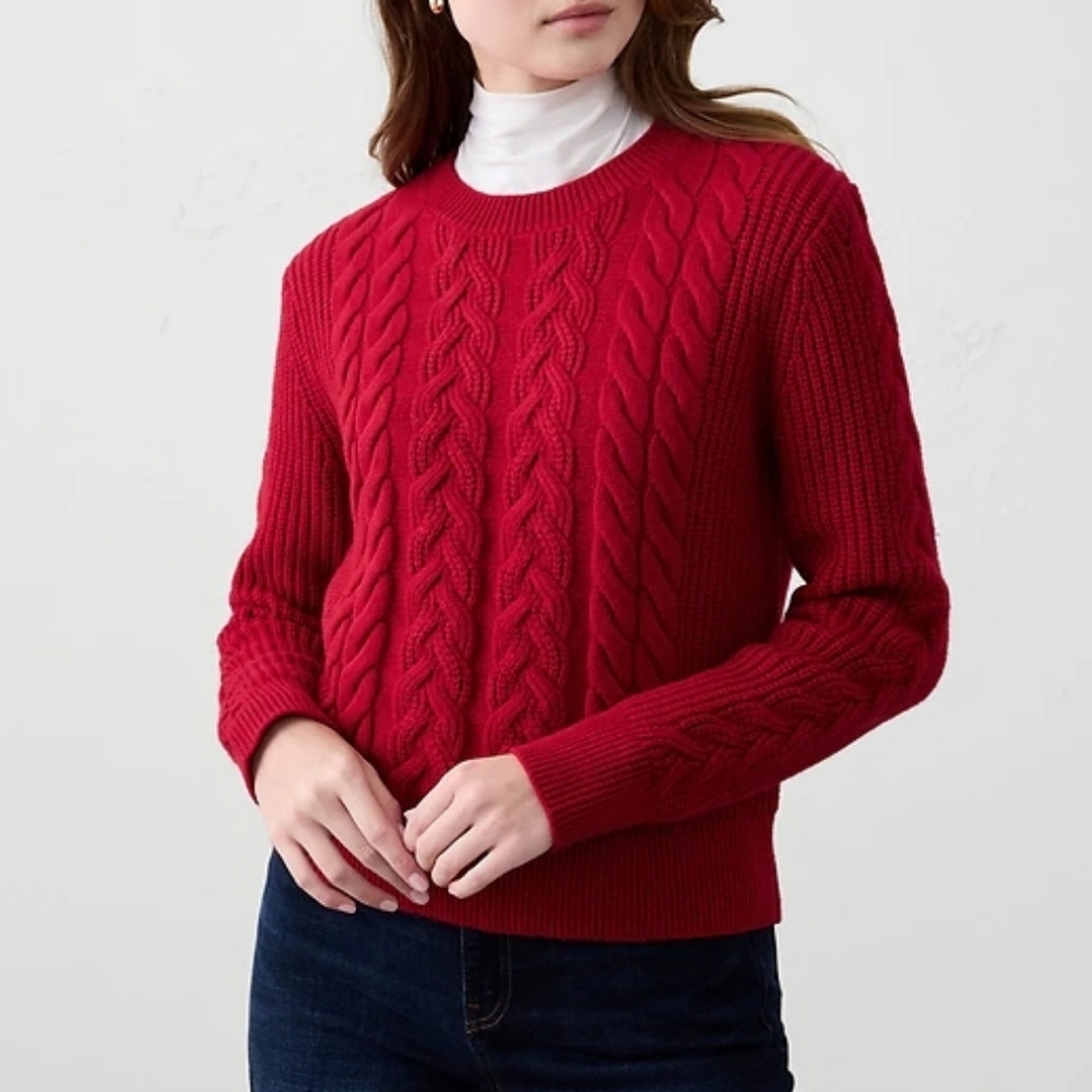 NWT BANANA REPUBLIC | $120 Cable Knit Pullovet Sweater